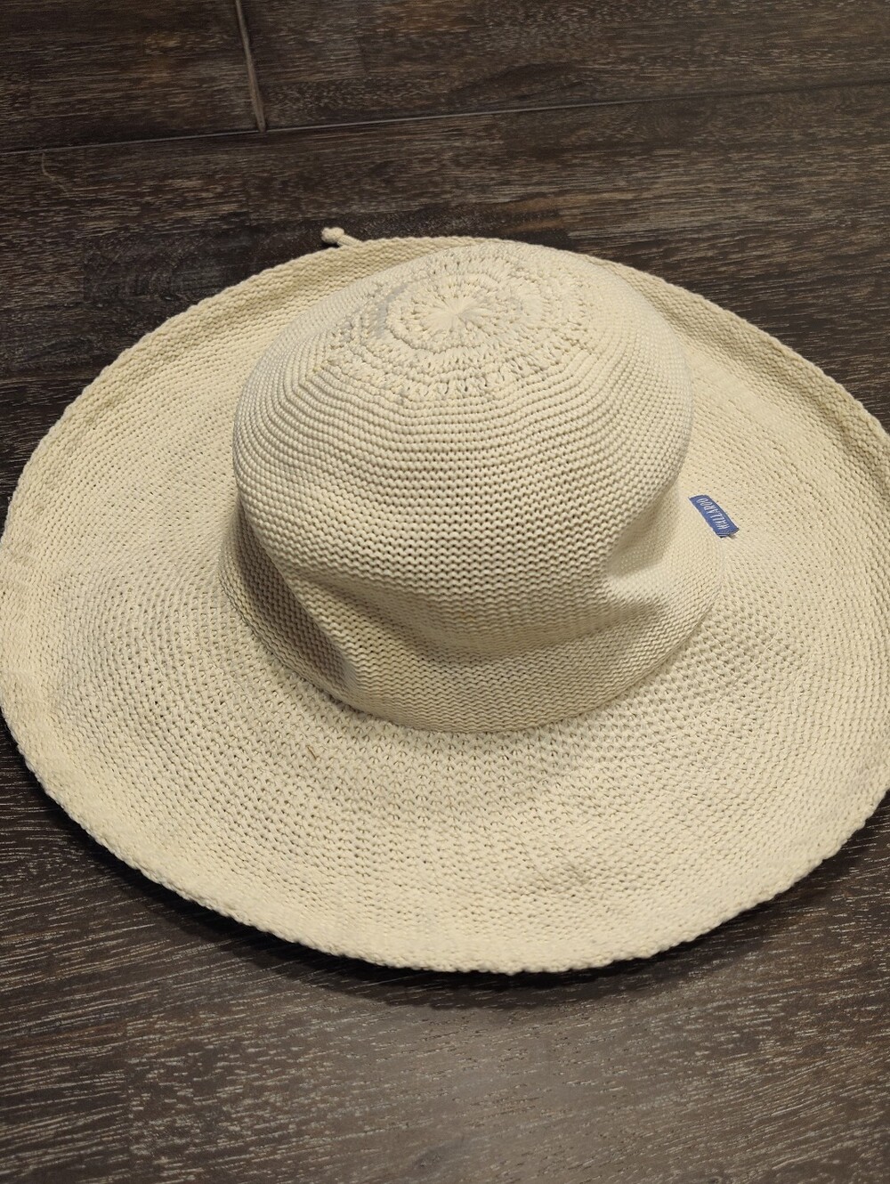 Wallaroo "Victoria" Sun Hat, Woven Cream-Colored Straw Material Lightweight